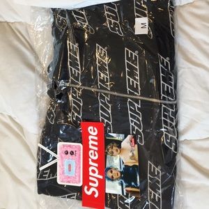 SUPREME Repeat Zip Up Hooded Sweatshirt